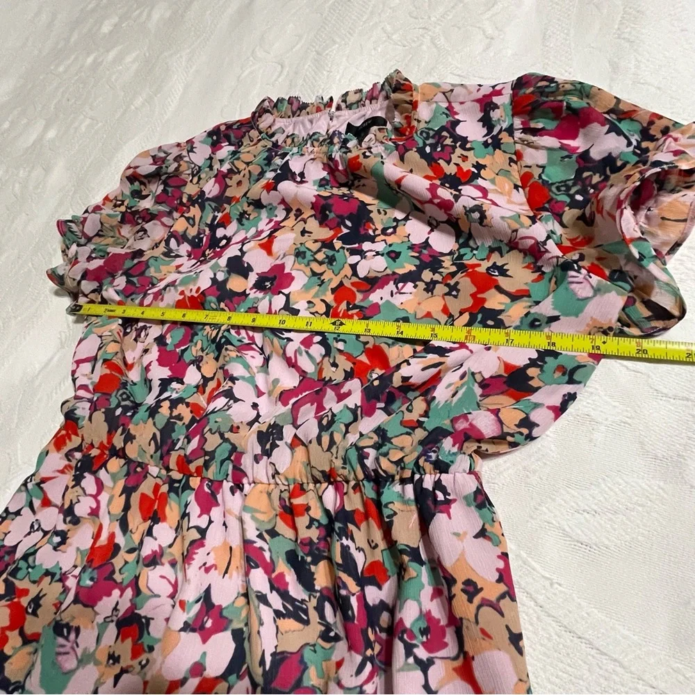 J.Crew Crinkle Cyrano Floral Top‎